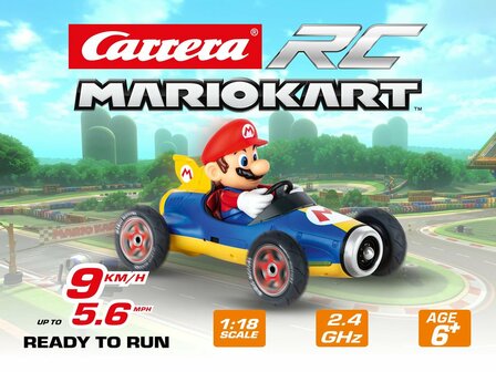Carrera 1:18 RC Mario Kart - Mach8 - Mario - 2,4GHz RC Model
