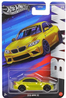 Hotwheels 1:64 Set 5x BMW M1, M2, M3, M4 &amp; M5 - GRT01 BMW Serie 
