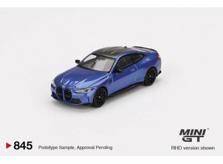 Mini GT 1:64 BMW M4 (G82) Compettion, portimao blue 2024 LHD