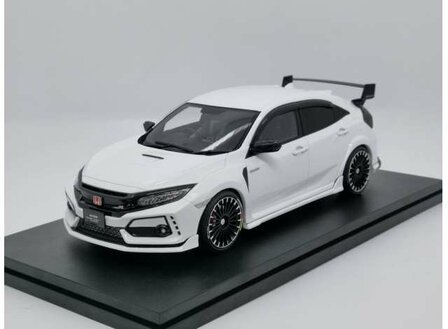 Pop Race 1:18 HOnda Civic - FK8 Mugen Civic Type R - White