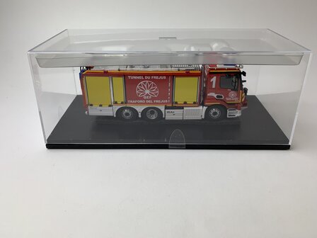 Alerte 1:43 Mercedes Benz Antos BAI VSAT 8000S Pompier &quot; Tunnel de Frejus &quot;. Limited 300 pcs