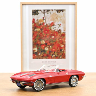 Norev 1:18 Chevrolet Corvette Sting Ray Cabriolet 1963 Riverside Red. Levering 08-2025