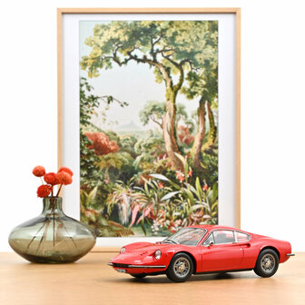 Norev 1:18 Ferrari Dino 246 GT 1968 Red. Levering 08-2025