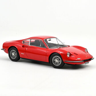 Norev 1:18 Ferrari Dino 246 GT 1968 Red. Levering 08-2025