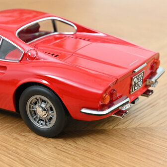 Norev 1:18 Ferrari Dino 246 GT 1968 Red. Levering 08-2025