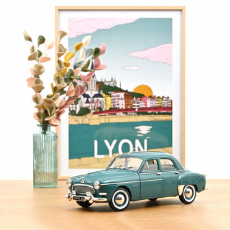 Norev 1:18 Renault Fregate 1960 Sevigne Green. Levering 08-2025