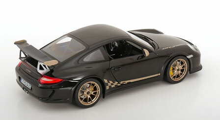Norev 1:18 Porsche 911 (997 II) GT3 RS 2009 zwart goud