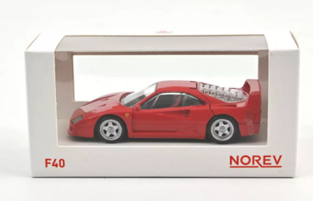 Norev 1:43 Ferrari F40 Red - Norev Jet-car 