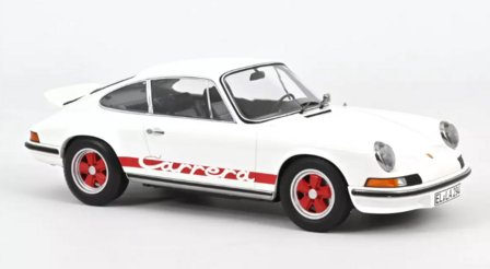 Norev 1:12 Porsche 911 Carrera RS 2.7 1973 Grand-Prix-White/Red. Verwacht 09-2025
