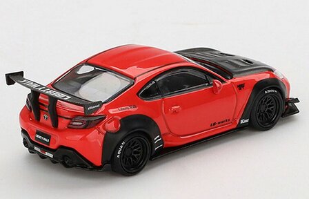 Mini GT 1:64 Toyota GR86 &#039;24, rood (LB Nation red)