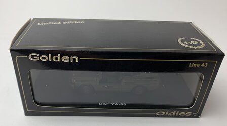 Golden Oldies 1:43 Daf YA-66 open legergroen resin model - in QSP verpakking