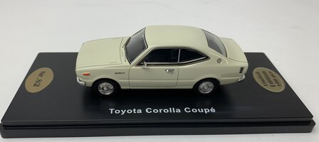 Golden Oldies 1:43 Toyota Corolla Coupe wit - resin model - Limited 100 pcs