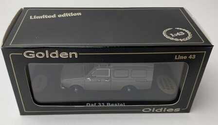 Golden Oldies 1:43 Daf 33 besteld PTT Technische Dienst grijs - resin model - Limited 150 pcs