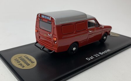 Golden Oldies 1:43 Daf 33 besteld PTT Posterijen rood - resin model - Limited 150 pcs