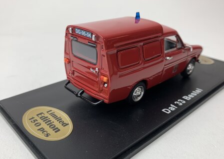 Golden Oldies 1:43 Daf 33 besteld Brandweer rood - resin model - Limited 150 pcs