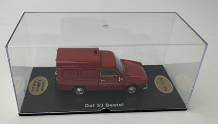 Golden Oldies 1:43 Daf 33 besteld Brandweer rood - resin model - Limited 150 pcs