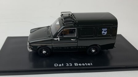 Golden Oldies 1:43 Daf 33 besteld Philips zwart - resin model - Limited