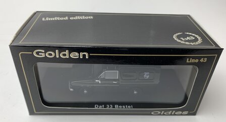Golden Oldies 1:43 Daf 33 besteld Philips zwart - resin model - Limited