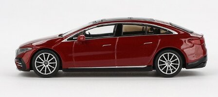 Mini GT 1:64 Mercedes Benz EQS 580 4MATIC Red Metallic lhd
