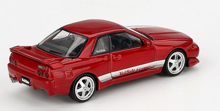Mini GT 1:64 Nissan Skyline GT-R (R32) VeilSide Combat C-I Gem Red rhd