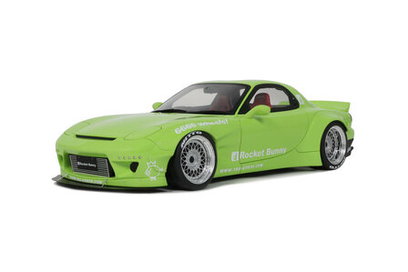 Otto Project Car 1:18 Rocket Bunny Aero (V1) Mazda RX7 (FD3S) Pearl Green 2015. Levering 12-2025