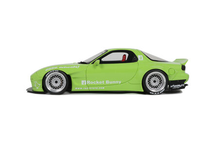 Otto Project Car 1:18 Rocket Bunny Aero (V1) Mazda RX7 (FD3S) Pearl Green 2015. Levering 12-2025