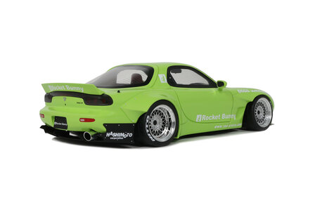 Otto Project Car 1:18 Rocket Bunny Aero (V1) Mazda RX7 (FD3S) Pearl Green 2015. Levering 12-2025