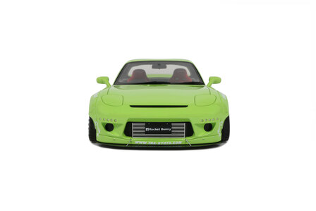 Otto Project Car 1:18 Rocket Bunny Aero (V1) Mazda RX7 (FD3S) Pearl Green 2015. Levering 12-2025