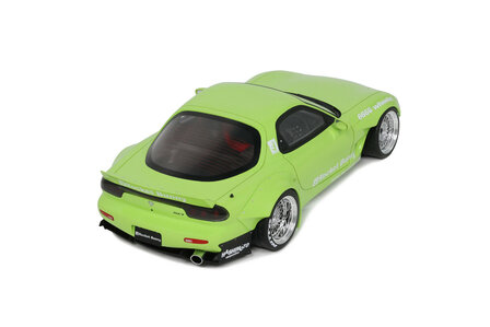 Otto Project Car 1:18 Rocket Bunny Aero (V1) Mazda RX7 (FD3S) Pearl Green 2015. Levering 12-2025