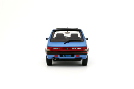 Otto Mobile 1:18 Peugeot 205 1.9 GTI Le Mans Miami Blue 1991. Levering 09-2025