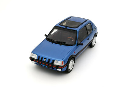 Otto Mobile 1:18 Peugeot 205 1.9 GTI Le Mans Miami Blue 1991. Levering 09-2025