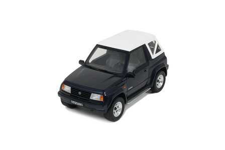 Otto Mobile 1:18 Suzuki Vitara Cabrio JLX Deep Blue Pearl Metallic 1994. Levering 09-2025