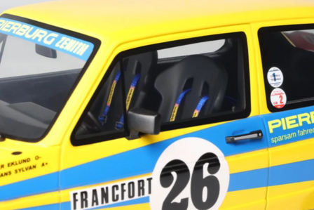 Otto Mobile 1:18 Volkswagen Golf Gti MK1, no 26 P. Eklund - Gr.2 Monte Carlo 1980. Levering 12-2025
