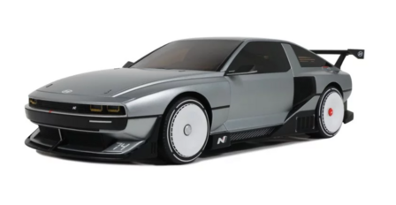 Otto Mobile 1:18 Hyundai N Vision 74 Matte Aluminium 2022. Levering 10-2025