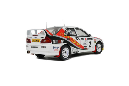 Otto Mobile 1:18 Mitsubishi Carisma GT - No 2 r. Burns  Gr. A RAC RALLY 1997. Levering 10-2025