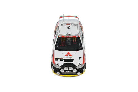 Otto Mobile 1:18 Mitsubishi Carisma GT - No 2 r. Burns  Gr. A RAC RALLY 1997. Levering 10-2025