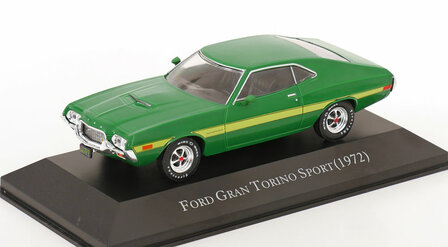 Atlas 1:43 Ford Gran Torino Sport 1972  groen geel