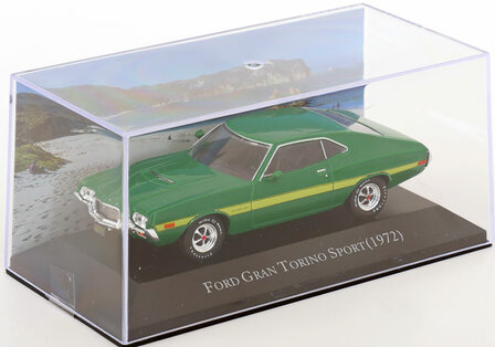 Atlas 1:43 Ford Gran Torino Sport 1972  groen geel