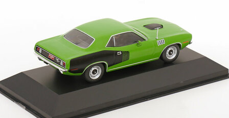 Atlas 1:43 Plymouth Hemi Cuda 1971 groen zwart