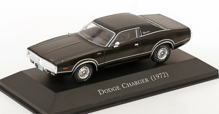 Atlas 1:43 Dodge Charger 1972 zwart