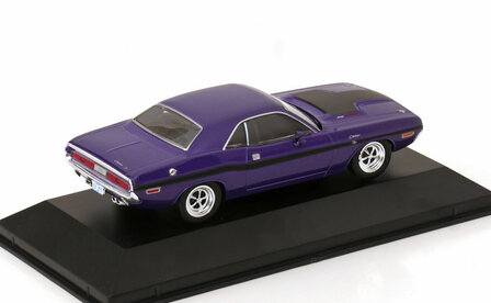 Atlas 1:43 Dodge Challenger R/T 440 1970 violet / zwart