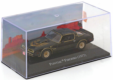 Atlas 1:43 Pontiac Firebird Trans Am 1977 zwart gold