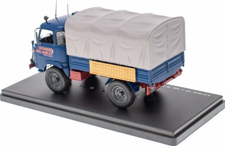 Atlas 1:43 Renault Saviem TP3 MB39 Plateau A - Ridelles Bache Croisiere Des Sables 1975