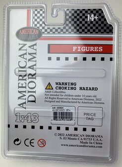 American Diorama 1:43 Mechanic Crew 4x4 Camel Trophy Metal Figures set no 4 - set 2 figuren, excl. auto