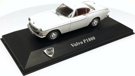 Atlas 1:43 Volvo P1800 1960 wit - Volvo Collection