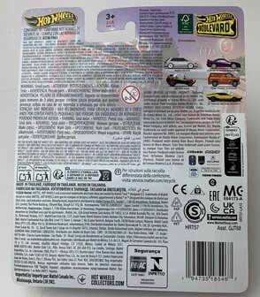 Hotwheels 1:64 Meyers Manx - Boulevard - zwart goud &amp; wit