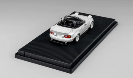 Microturbo 1:64 Custom Mazda MX5 -  RB - Rocket Bunny MX5 metallic wit