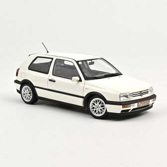 Norev 1:18 Volkswagen Golf GTI 1996 Candy White. Levering 09-2025