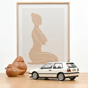 Norev 1:18 Volkswagen Golf GTI 1996 Candy White. Levering 09-2025