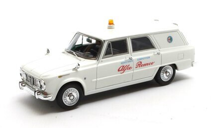 Matrix 1:43 Alfa Romeo Giulia 105 Promiscus by Colli ass.comp. wit &#039;62-&#039;74. Verwacht eind 09-2025